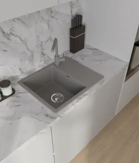 Мойка кухонная GranFest URBAN 258L серый